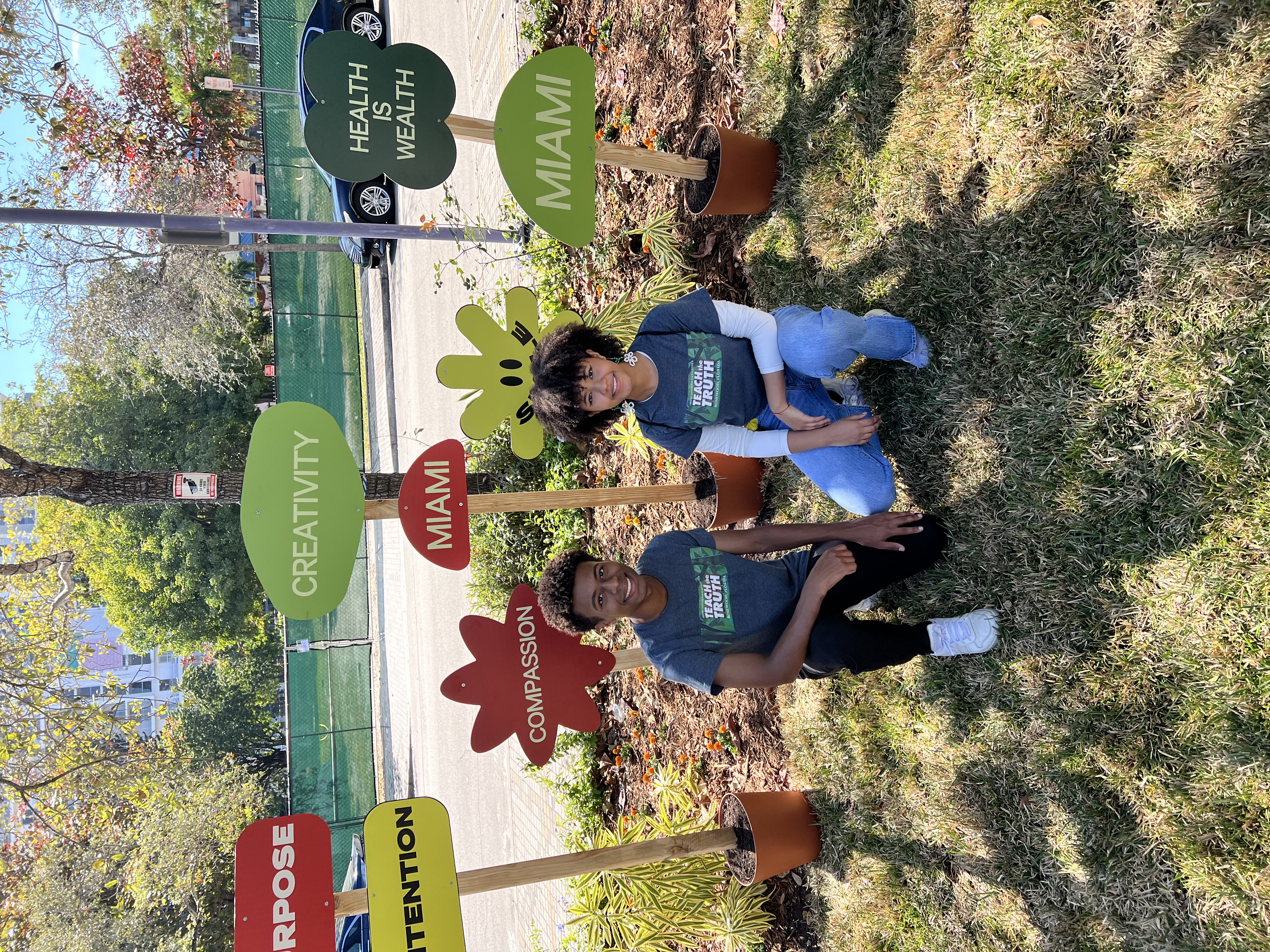 Jaral at the community garden